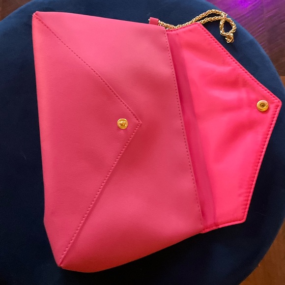 Ipsy pink clutch NWOT - Picture 3 of 5